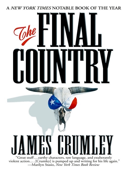 Title details for The Final Country by James Crumley - Available